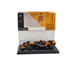   McLaren MCL39 F1 #81 (2025) - Oscar Piastri - PILÓTÁVAL -  Bburago - 1:43