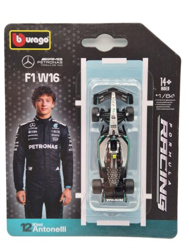 Mercedes GP W16 F1 #12 (2025) - Andrea Kimi Antonelli -  Bburago - 1:64