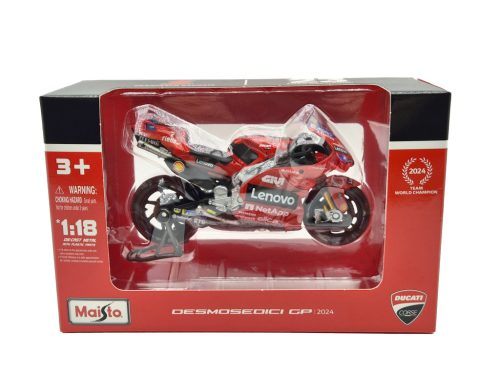 MotoGP - Ducati Desmomedici GP24 #1 (2024) - Francesco Bagnaia -  Maisto - 1:18
