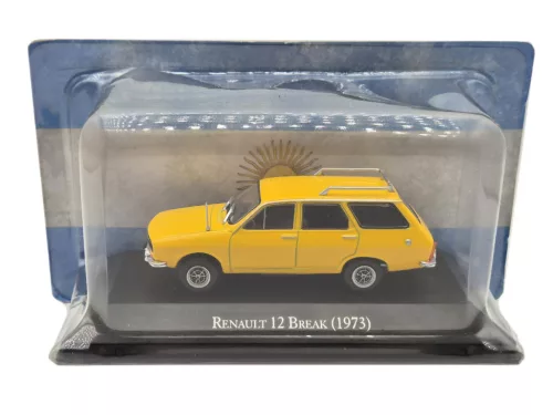 Renault R12 Break SW / Dacia (1973) - sárga -  Edicola - 1:43