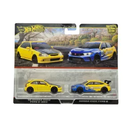   Hot Wheels Premium - Duo Pack - Honda Civic Type R (EK9) '99 - Honda Civic Type R -  Hot Wheels - 1:64