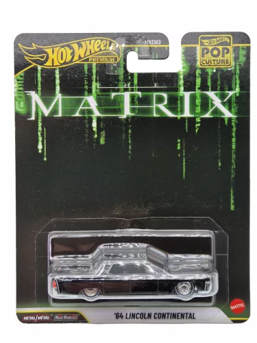 Hot Wheels Premium - Pop Culture - The Matrix - Lincoln Continental (1964) -  Hot Wheels - 1:64