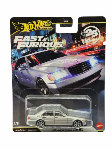 Hot Wheels Premium Fast and Furious - Halálos iramban 2/5 - Mercedes - Benz 500 SEL (W140) -  Hot Wheels - 1:64