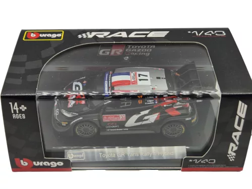 Toyota Yaris GR Rally1 - Gazoo Racing WRT (2024) - #17 - Sebastien Ogier - Vincent Landais -  Bburago - 1:43