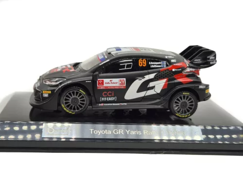 Toyota Yaris GR Rally1 - Gazoo Racing WRT (2024) - #69 - Kalle Rovanpera - Jonne Halttunen -  Bburago - 1:43