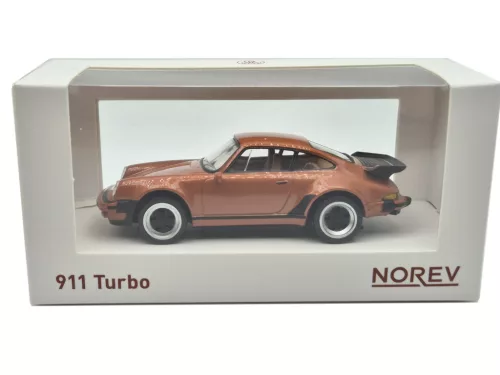 Porsche 911 930 Turbo Coupe (1978) - rézvörös -  Norev - 1:43