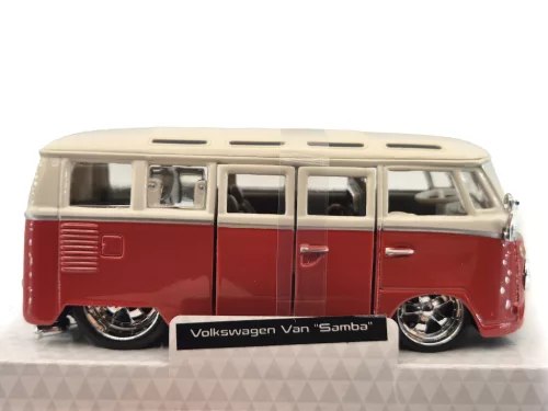 Volkswagen VW T1 Samba Minibus Custom (1967) -  Bburago - 1:32