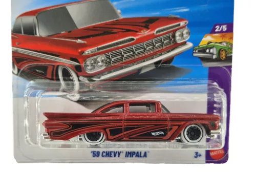 Hot Wheels '59 Chevy Impala - Layin' Low 2/5 - 44/250 -  Hot Wheels - 1:64