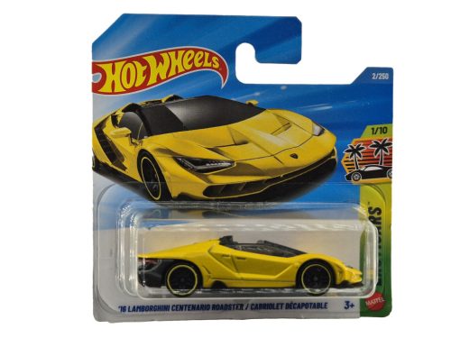 Hot Wheels '16 Lamborghini Centenario Roadster - Exoticars 1/10 - 2/250 -  Hot Wheels - 1:64