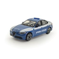   Alfa Romeo Giulia Polizia (2016) - rendőrautó -  Bburago - 1:43