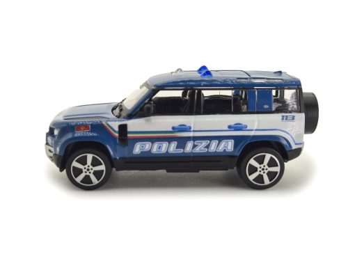Land Rover New Defender 110 Polizia (2022) - rendőrautó -  Bburago - 1:43