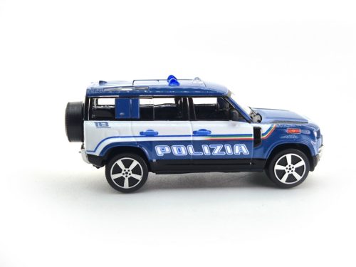 Land Rover New Defender 110 Polizia (2022) - rendőrautó -  Bburago - 1:43