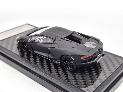 Lamborghini Revuelto Hybrid (2023) - matt fekete - LCD Model - 1:64