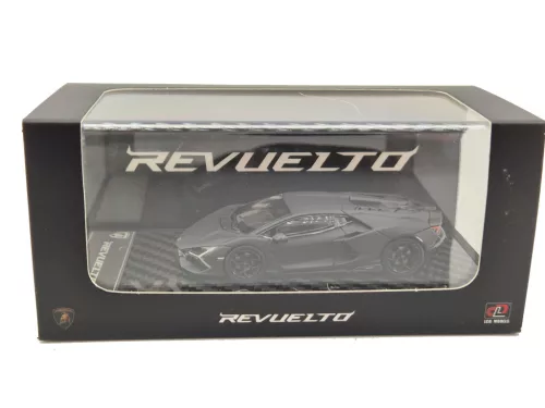 Lamborghini Revuelto Hybrid (2023) - matt fekete - LCD Model - 1:64