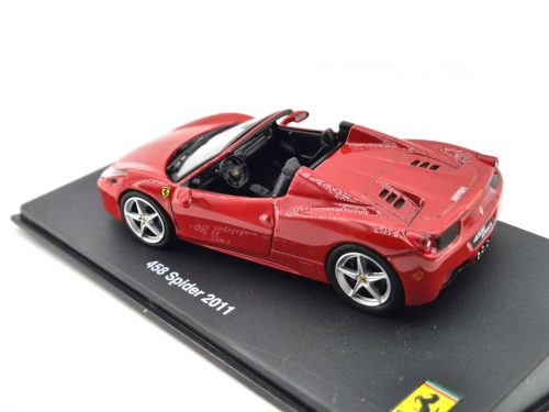 Ferrari 458 Italia Spider Cabriolet kabrió (2011) - Edicola - 1:43