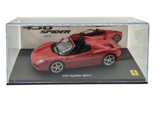 Ferrari 458 Italia Spider Cabriolet kabrió (2011) - Edicola - 1:43