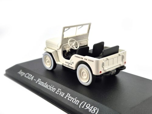 Jeep Willys CJ2A (1948) - Fundacion Eva Peron - Edicola - 1:43