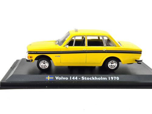 Volvo 144 (1970) - Stockholm taxi - Edicola - 1:43