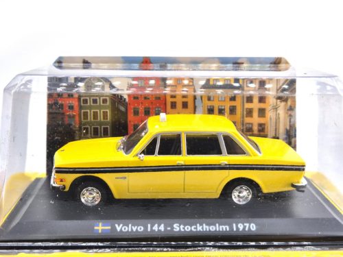 Volvo 144 (1970) - Stockholm taxi - Edicola - 1:43