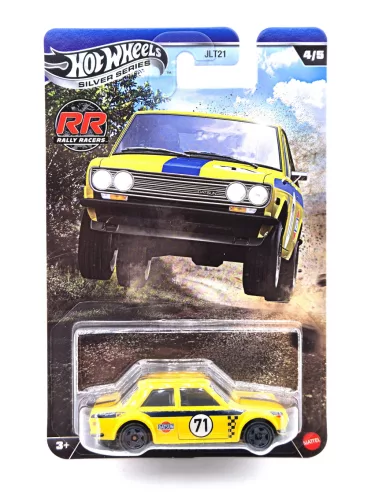 Hot Wheels Silver Series Rally Racers - Datsun 510 (1971) - Hot Wheels - 1:64
