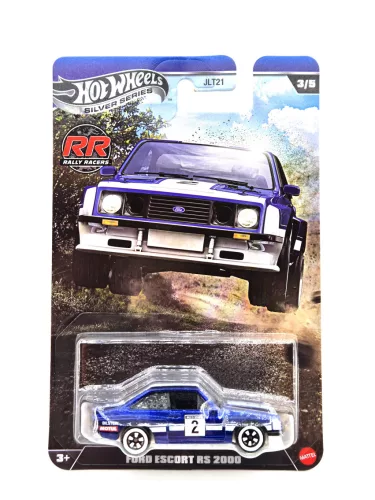 Hot Wheels Silver Series Rally Racers - Ford Escort RS 2000 - Hot Wheels - 1:64