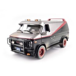   GMC Vandura (1983) - The A-Team - A szupercsapat - saras / golyónyomokkal - Greenlight - 1:24