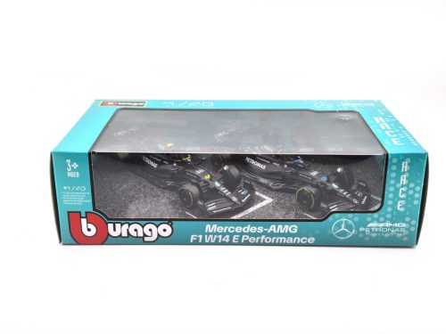 Mercedes W14 F1 szett (2023) - #44 Lewis Hamilton - #63 George Russel - Bburago - 1:43