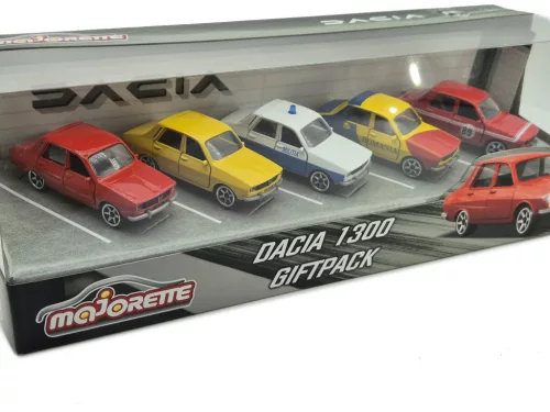 Dacia 1300 - 5 részes szett - Dacia 1300 giftpack - dioráma - Majorette - 1:64