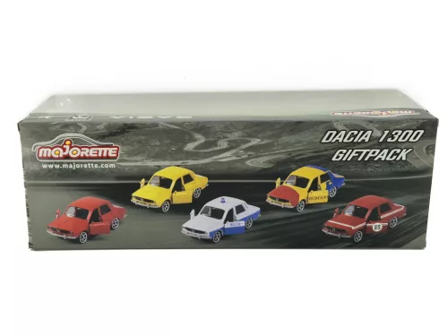 Dacia 1300 - 5 részes szett - Dacia 1300 giftpack - dioráma - Majorette - 1:64
