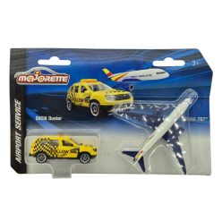   Dacia reptér szett - Dacia Duster - Boeing 787 - Majorette - 1:64