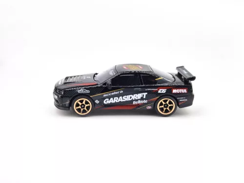 Nissan Skyline GT-R (R34) - GarasiDrift - Ziko Harnadi - Majorette - 1:64