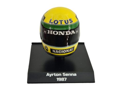 Bukósisak - Ayrton Senna (1987) - Minichamps - 1:10