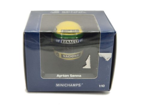 Bukósisak - Ayrton Senna (1986) - Minichamps - 1:10