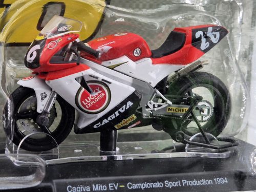 MotoGP - Cagiva Mito EV #26 (1994) - Valentino Rossi - Edicola - 1:18