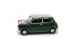 Mini Cooper S (1964) - mandulazöld, zászló dekor 1:54
