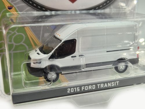 Ford Transit (2015) - magasított - fehér - Greenlight - 1:64