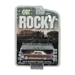   Cadillac Sedan deVille (1973) - Hollywood Series - Rocky (1976) - Greenlight - 1:64