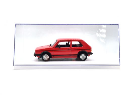 Vitrin - display 1:24 méretű modellautóhoz (27 x 12.5 x 11cm) - Triple9 - fehér talppal
