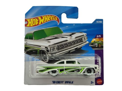 Hot Wheels Chevrolet Chevy Impala (1959) - Layin' Low 2/5 - 44/250 - Hot Wheels - 1:64