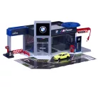 BMW szalon / showroom szett - dioráma - Majorette - 1:64