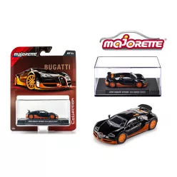   Bugatti Veyron 16.4 (2005)- fekete/narancs - Majorette collection series 3 - Majorette - 1:64