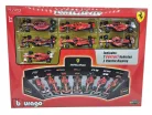 Ferrari F1 7 darabos szett - SF-24 Charles Leclerc (2024) - F10 Fernando Alonso (2010) - SF71H Kimi Raikkonen (2018) - SF90 Sebastian Vettel (2019) - SF1000 Sebastian Vettel (2020) - F1-75 Charles Leclerc (2022) - SF-23 Carlos Sainz (2023) -  Bburago