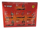 Ferrari F1 7 darabos szett - SF-24 Charles Leclerc (2024) - F10 Fernando Alonso (2010) - SF71H Kimi Raikkonen (2018) - SF90 Sebastian Vettel (2019) - SF1000 Sebastian Vettel (2020) - F1-75 Charles Leclerc (2022) - SF-23 Carlos Sainz (2023) -  Bburago