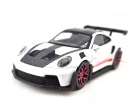 Porsche 911 992 GT3 RS Weissach Package coupe (2022) - fehér - piros - Norev - 1:43