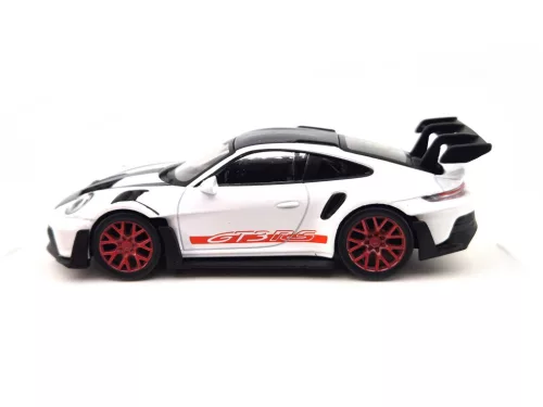 Porsche 911 992 GT3 RS Weissach Package coupe (2022) - fehér - piros - Norev - 1:43